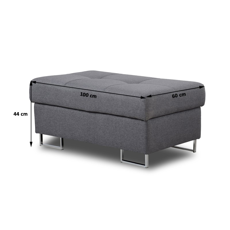 Pufa Annabelle z pojemnikiem - elegancja i funkcjonalność