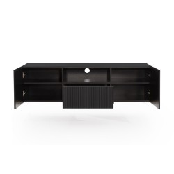 Szafka RTV wisząca Nicole 150 cm - czarny mat Szafka RTV wisząca Nicole 150 cm - czarny mat