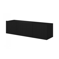 Szafka RTV wisząca Nicole 150 cm - czarny mat