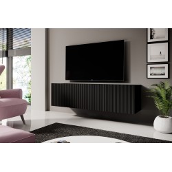 Szafka RTV wisząca Nicole 150 cm - czarny mat Szafka RTV wisząca Nicole 150 cm - czarny mat