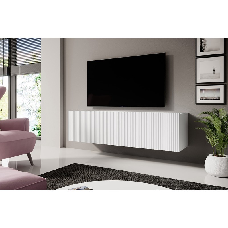 Szafka RTV wisząca Nicole 150 cm - biały mat Szafka RTV wisząca Nicole 150 cm - biały mat
