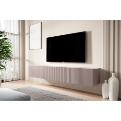 Szafka RTV Nicole 200 cm wisząca z szufladą - antyczny róż - Limitowana oferta Szafka RTV Nicole 200 cm wisząca z szufladą - antyczny róż - Limitowana oferta