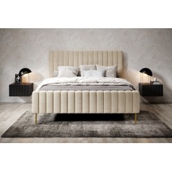 Zestaw szafek nocnych Nicole 46 cm wiszących - czarny Zestaw szafek nocnych Nicole 46 cm wiszących - czarny