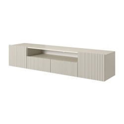Szafka RTV wisząca Nicole 200 cm - kaszmir mat