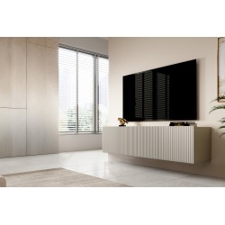 Szafka RTV wisząca Nicole 150 cm - kaszmir mat Szafka RTV wisząca Nicole 150 cm - kaszmir mat