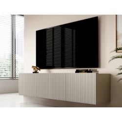 Szafka RTV wisząca Nicole 150 cm - kaszmir mat Szafka RTV wisząca Nicole 150 cm - kaszmir mat