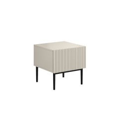 Zestaw szafek nocnych Nicole 46 cm - kaszmir / czarne nóżki Zestaw szafek nocnych Nicole 46 cm - kaszmir / czarne nóżki