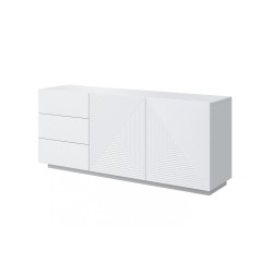 Komoda Asha 167 cm - biały mat, nowoczesny design