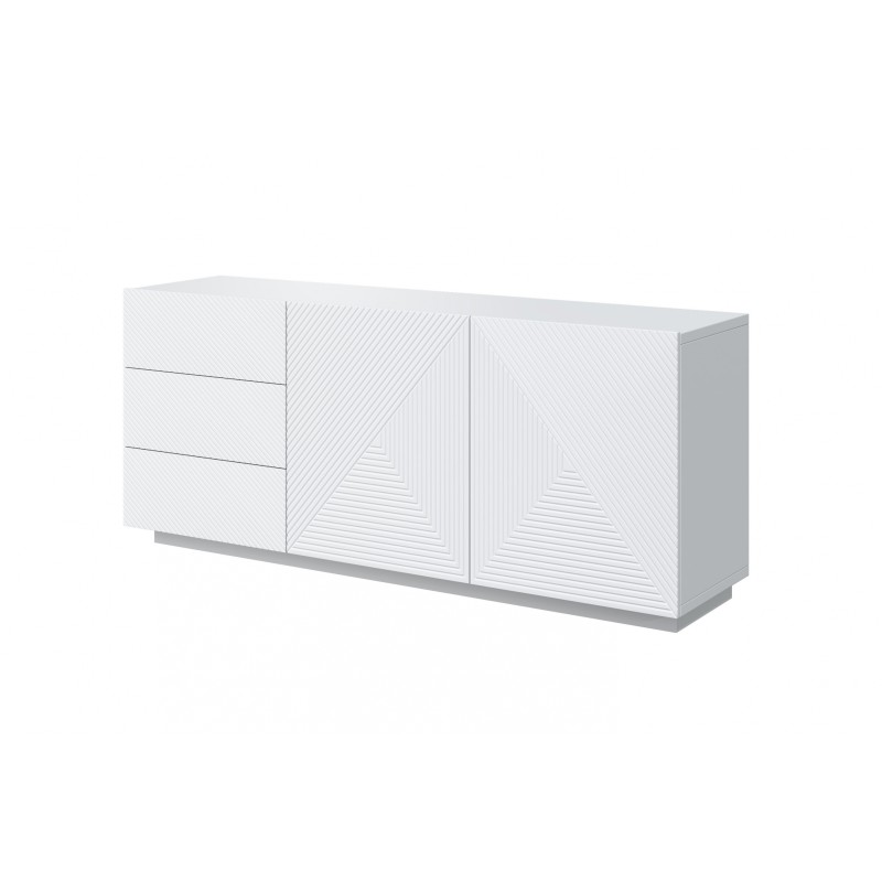 Komoda Asha 167 cm - biały mat, nowoczesny design Komoda Asha 167 cm - biały mat, nowoczesny design