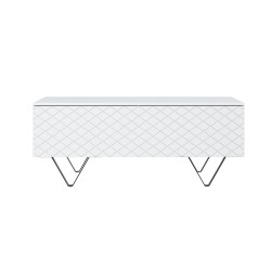 Stolik kawowy Scalia 120 2K ze schowkiem - biały mat / czarne nogi - Limitowana oferta Stolik kawowy Scalia 120 2K ze schowkiem - biały mat / czarne nogi - Limitowana oferta