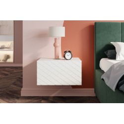 Zestaw szafka nocna wisząca Scalia 50 1SZ 2 szt. - biały mat - Limitowana oferta Zestaw szafka nocna wisząca Scalia 50 1SZ 2 szt. - biały mat - Limitowana oferta