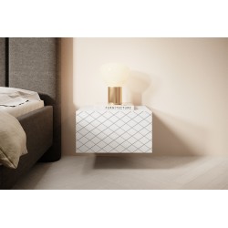 Zestaw szafka nocna wisząca Scalia 50 1SZ 2 szt. - biały mat - Limitowana oferta Zestaw szafka nocna wisząca Scalia 50 1SZ 2 szt. - biały mat - Limitowana oferta