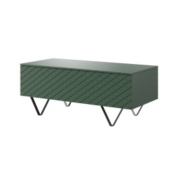 Stolik kawowy Scalia 120 2K ze schowkiem - labrador mat / czarne nogi - Limitowana oferta