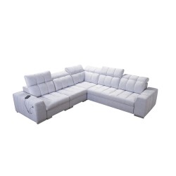 Prisma III corner sofa with sleeping function and USB port – comfort and style in one piece of furniture Prisma III corner sofa with sleeping function and USB port – comfort and style in one piece of furniture