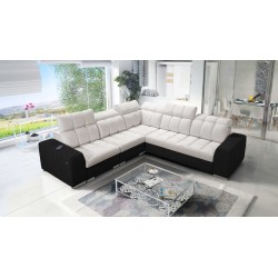 Prisma III corner sofa with sleeping function and USB port – comfort and style in one piece of furniture Prisma III corner sofa with sleeping function and USB port – comfort and style in one piece of furniture