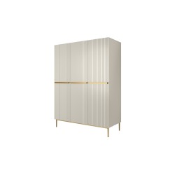 Szafa Nicole 150 cm - kaszmir / złote nóżki