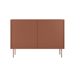 Komoda Desin 120 cm ceramic red / dąb nagano Komoda Desin 120 cm ceramic red / dąb nagano
