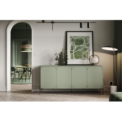 Komoda czterodrzwiowa Sonatia 200 cm - oliwka