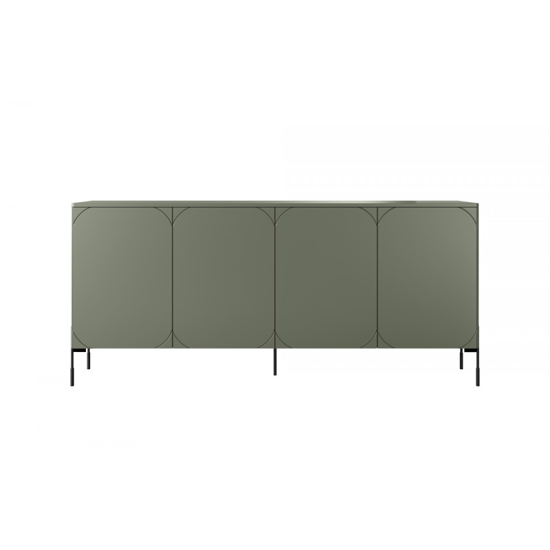 Komoda czterodrzwiowa Sonatia 200 cm - oliwka