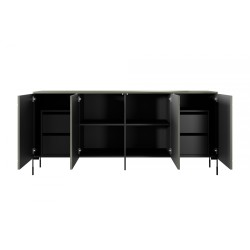 Komoda czterodrzwiowa Sonatia 200 cm - oliwka