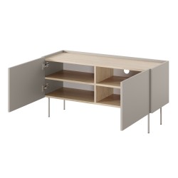 Szafka RTV Desin 120 cm - kaszmir / dąb nagano Szafka RTV Desin 120 cm - kaszmir / dąb nagano
