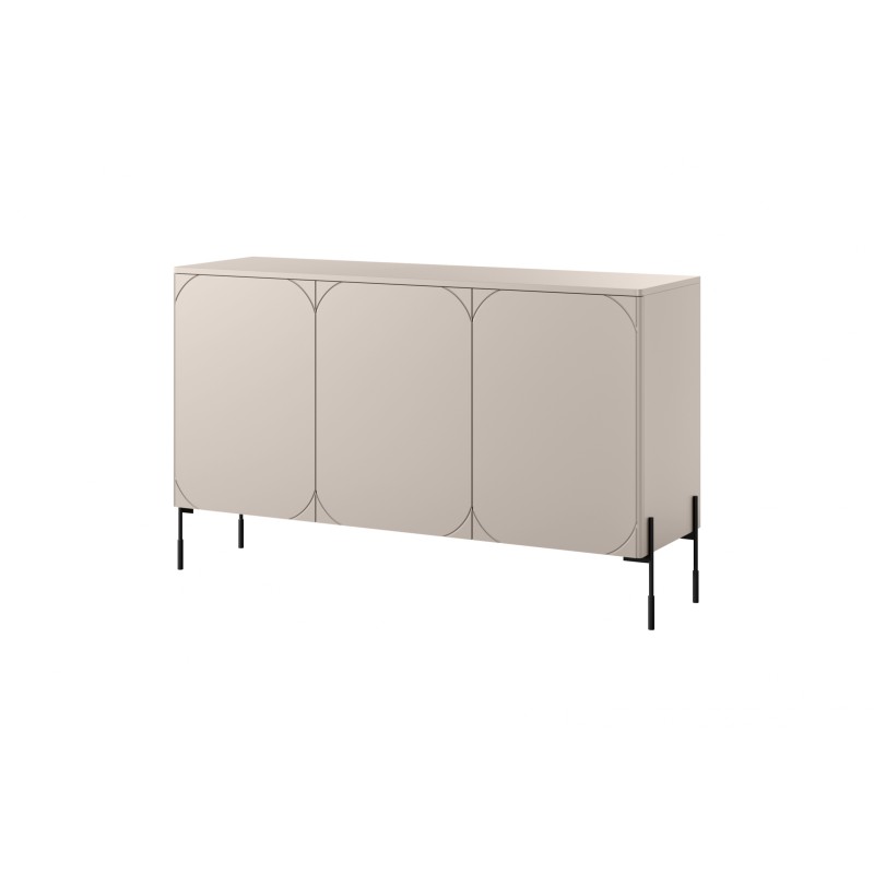 Komoda trzydrzwiowa Sonatia 150 cm - kaszmir