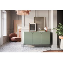 Komoda trzydrzwiowa Sonatia 150 cm - oliwka Komoda trzydrzwiowa Sonatia 150 cm - oliwka
