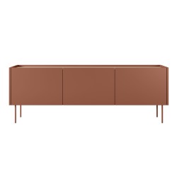Szafka RTV Desin 170 cm - ceramic red / dąb nagano Szafka RTV Desin 170 cm - ceramic red / dąb nagano