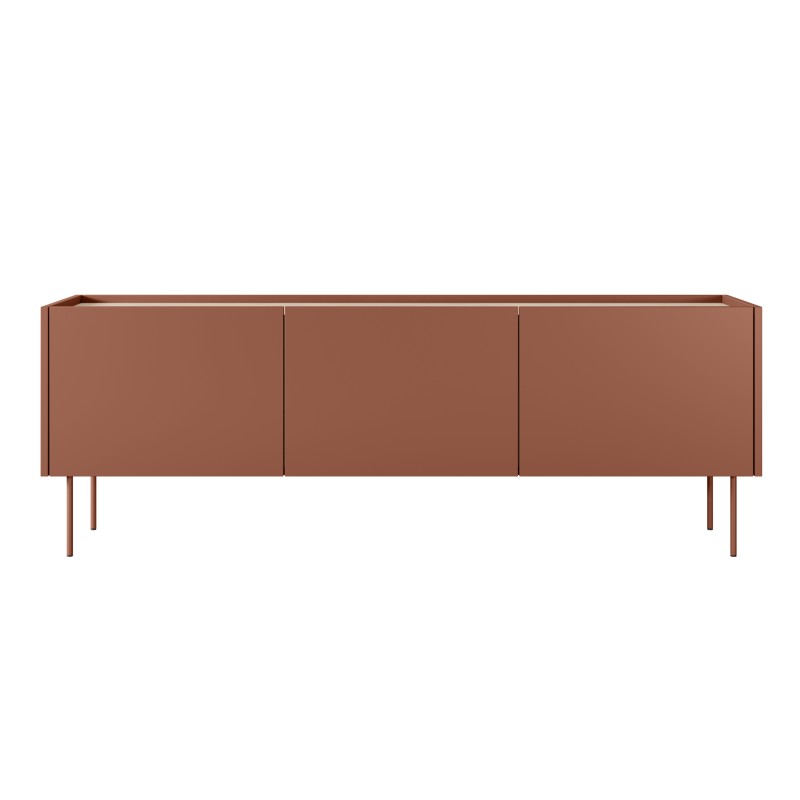 Szafka RTV Desin 170 cm - ceramic red / dąb nagano Szafka RTV Desin 170 cm - ceramic red / dąb nagano
