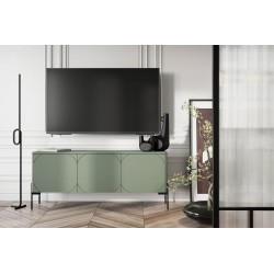 Szafka RTV Sonatia 150 cm - oliwka, nowoczesny design Szafka RTV Sonatia 150 cm - oliwka, nowoczesny design