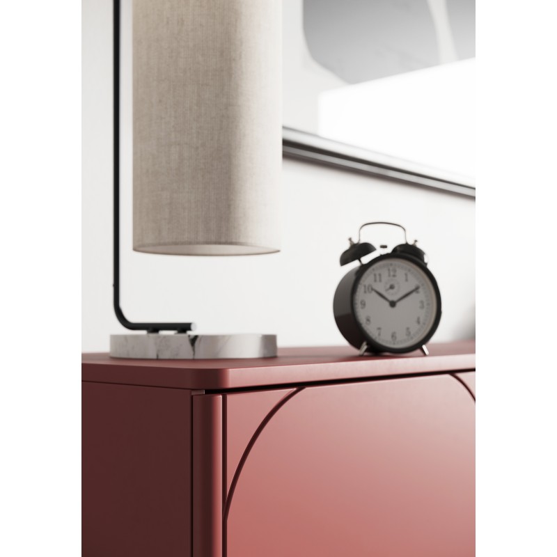 Szafka RTV Sonatia 150 cm - burgund, nowoczesny design Szafka RTV Sonatia 150 cm - burgund, nowoczesny design
