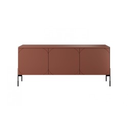 Szafka RTV Sonatia 150 cm - burgund, nowoczesny design Szafka RTV Sonatia 150 cm - burgund, nowoczesny design