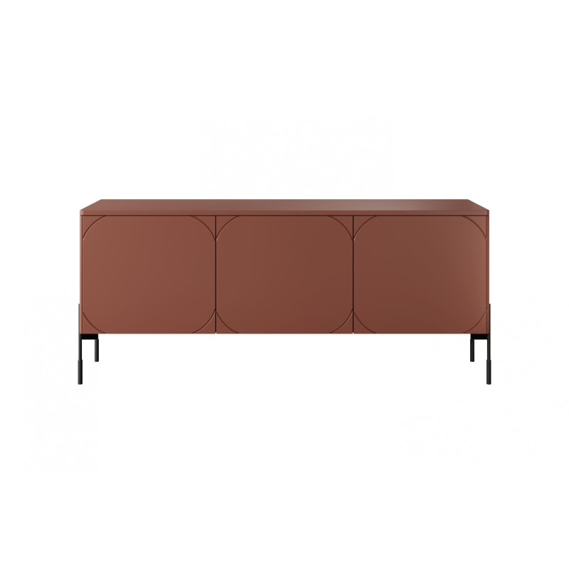 Szafka RTV Sonatia 150 cm - burgund, nowoczesny design Szafka RTV Sonatia 150 cm - burgund, nowoczesny design