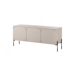 Szafka RTV Sonatia 150 cm - kaszmir, nowoczesny design