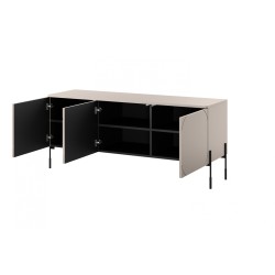 Szafka RTV Sonatia 150 cm - kaszmir, nowoczesny design Szafka RTV Sonatia 150 cm - kaszmir, nowoczesny design