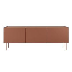 Szafka RTV Desin 170 cm - ceramic red / dąb nagano Szafka RTV Desin 170 cm - ceramic red / dąb nagano