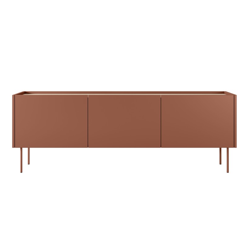 Szafka RTV Desin 170 cm - ceramic red / dąb nagano Szafka RTV Desin 170 cm - ceramic red / dąb nagano