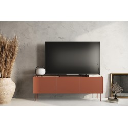 Szafka RTV Desin 170 cm - ceramic red / dąb nagano Szafka RTV Desin 170 cm - ceramic red / dąb nagano