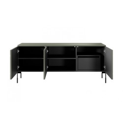 Szafka RTV Sonatia 150 cm - oliwka, nowoczesny design Szafka RTV Sonatia 150 cm - oliwka, nowoczesny design