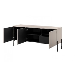 Szafka RTV Sonatia 150 cm - kaszmir, nowoczesny design Szafka RTV Sonatia 150 cm - kaszmir, nowoczesny design