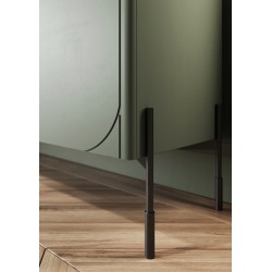 Kredens Sonatia 120 cm dwudrzwiowy z dwoma ukrytymi szufladami - oliwka Kredens Sonatia 120 cm dwudrzwiowy z dwoma ukrytymi szufladami - oliwka