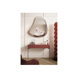 Konsola / toaletka Sonatia 100 cm z dwoma szufladami - burgund Konsola / toaletka Sonatia 100 cm z dwoma szufladami - burgund