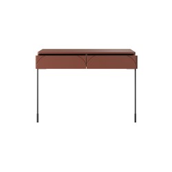 Konsola / toaletka Sonatia 100 cm z dwoma szufladami - burgund Konsola / toaletka Sonatia 100 cm z dwoma szufladami - burgund