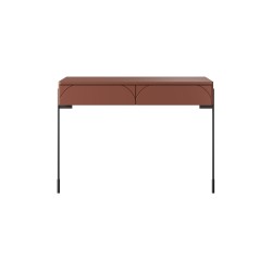 Konsola / toaletka Sonatia 100 cm z dwoma szufladami - burgund Konsola / toaletka Sonatia 100 cm z dwoma szufladami - burgund