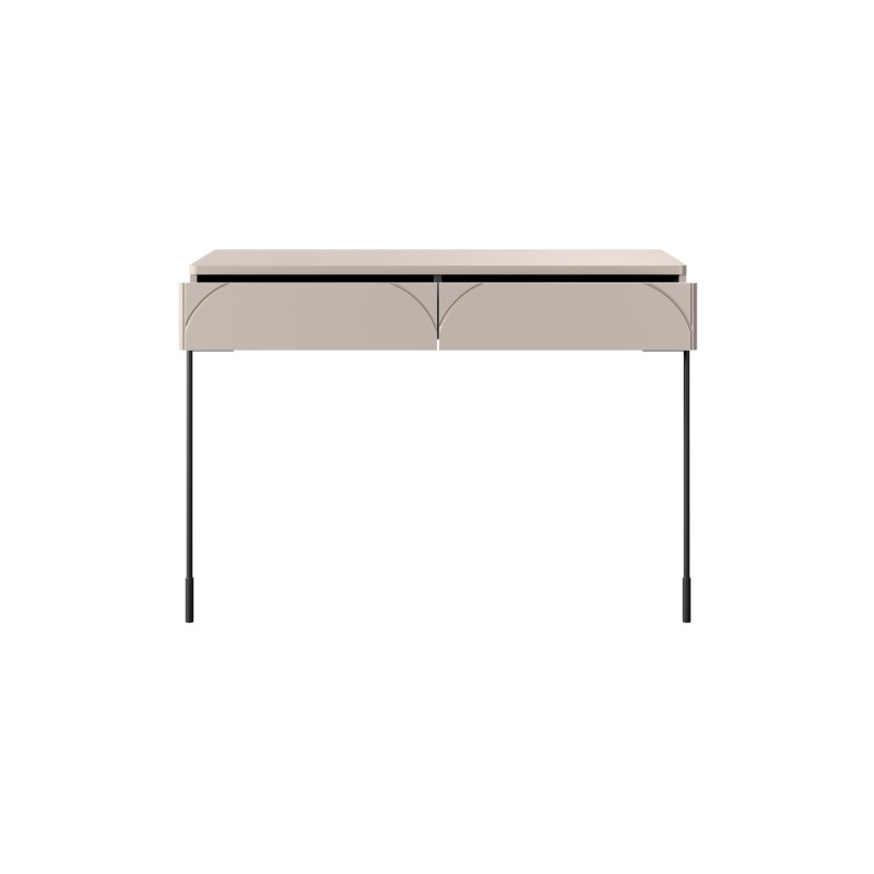 Konsola / toaletka Sonatia 100 cm z dwoma szufladami - kaszmir Konsola / toaletka Sonatia 100 cm z dwoma szufladami - kaszmir