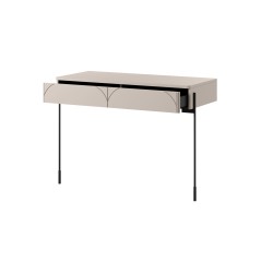 Konsola / toaletka Sonatia 100 cm z dwoma szufladami - kaszmir Konsola / toaletka Sonatia 100 cm z dwoma szufladami - kaszmir