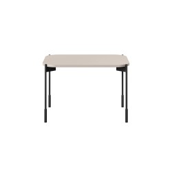 Stolik kawowy Sonatia 60 cm prostokątny na metalowych nogach - kaszmir Stolik kawowy Sonatia 60 cm prostokątny na metalowych nogach - kaszmir