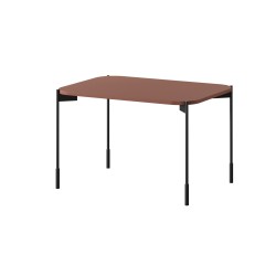 Stolik kawowy Sonatia 70 cm - burgundowy, nowoczesny design