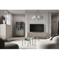 Stolik kawowy Sonatia 60 cm - oliwka, nowoczesny design