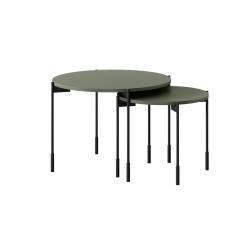 Stolik kawowy Sonatia 60 cm - oliwka, nowoczesny design